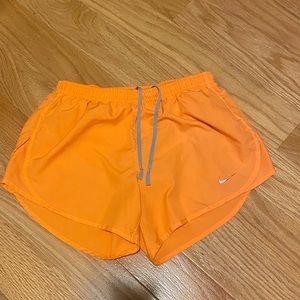 Nike Orange Dry Fit Running Shorts